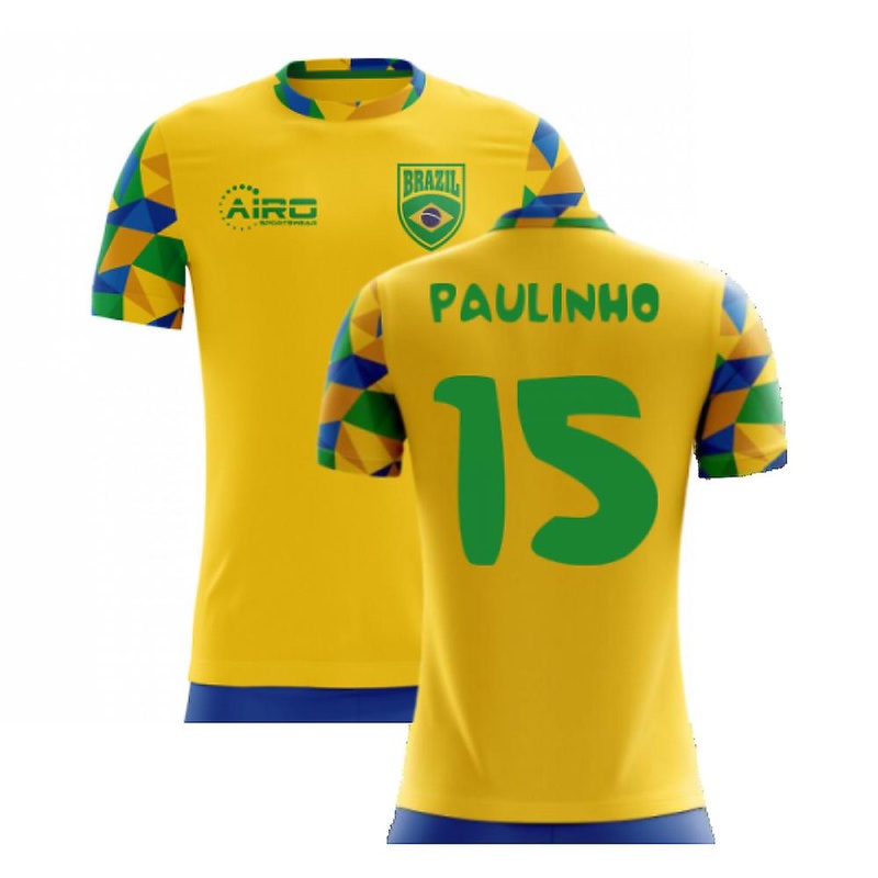 2025-2026 Brazil Home Concept Football Shirt (Paulinho 15)