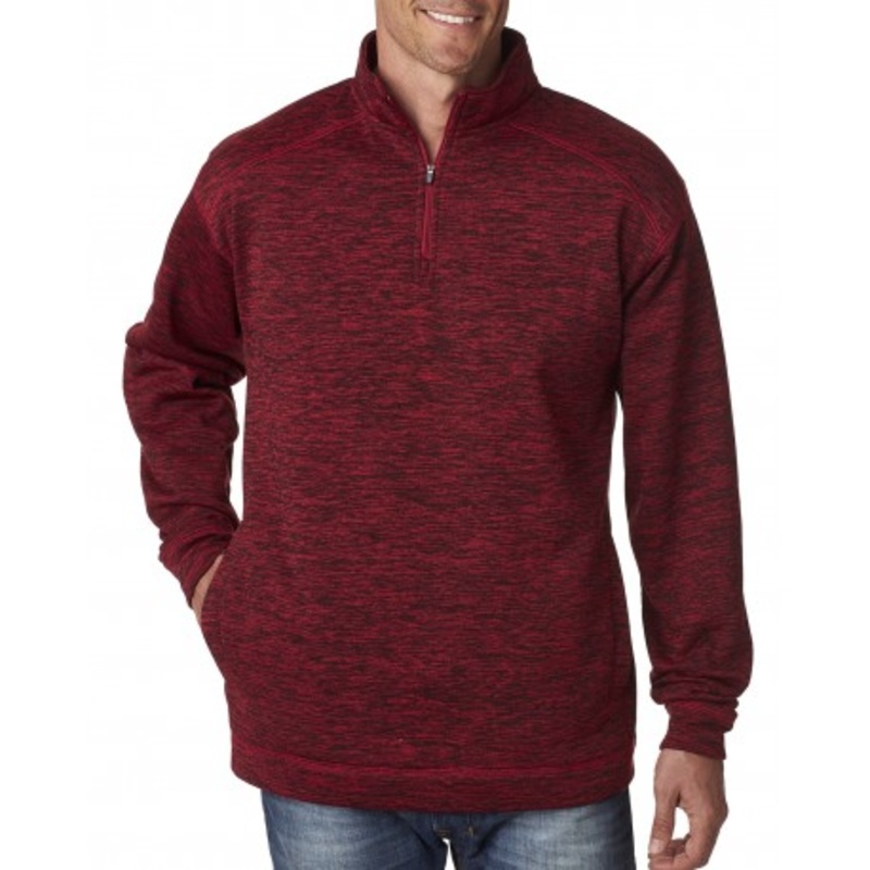 J America JA8614 Adult Cosmic Poly Fleece Quarter-Zip | J. America JA8614