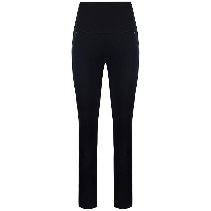 2XU Stretch Waist Womens Hi-Rise Black Compression Tights WA5380b BLK NRO
