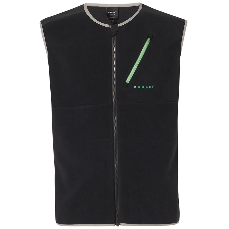 Oakley Zip Up Black Hydrofree Mens Hybrid Pile Vest 412767 02E