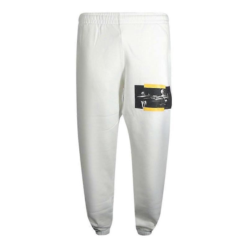 Off-White Caravaggio Painting Shorten Logo White Sweatpants