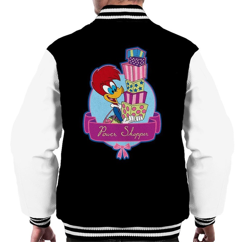 Woody Woodpecker Winnie Woodpecker Power Shopper Men's Varsity Jacket