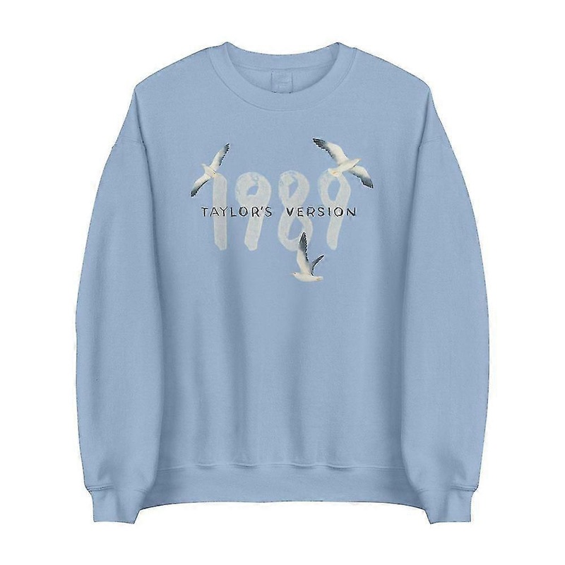 1989 Concert Ladies Women's Fashion Sweatshirt Long Sleeve Casual Loose Loose Crew Neck Pullover Top