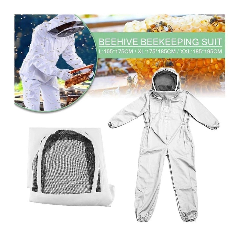 Beekeeping Clothes Full Body Beekeeping Suit With Safety Veil For Unisex And Children XLarge
