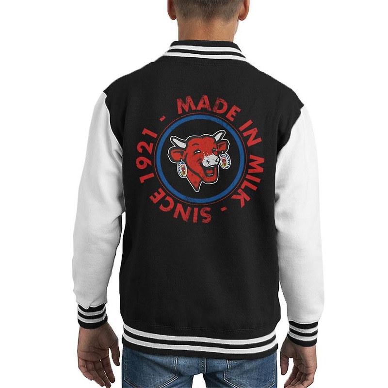 The Laughing Cow Made In Milk Kid's Varsity Jacket
