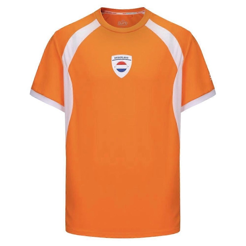 2025 Netherlands WEC Poly T-shirt (Orange) - Mens