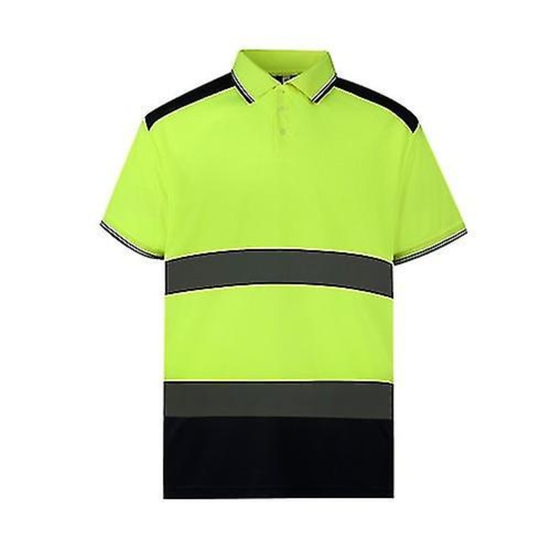Yoko Adults Unisex Two Tone Short Sleeve Polo Shirt