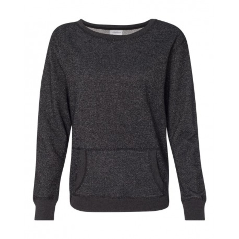 J. America 8867 Women's Glitter French Terry Sweatshirt | J. America 8867