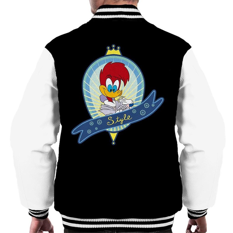 Woody Woodpecker Winnie Style Men's Varsity Jacket
