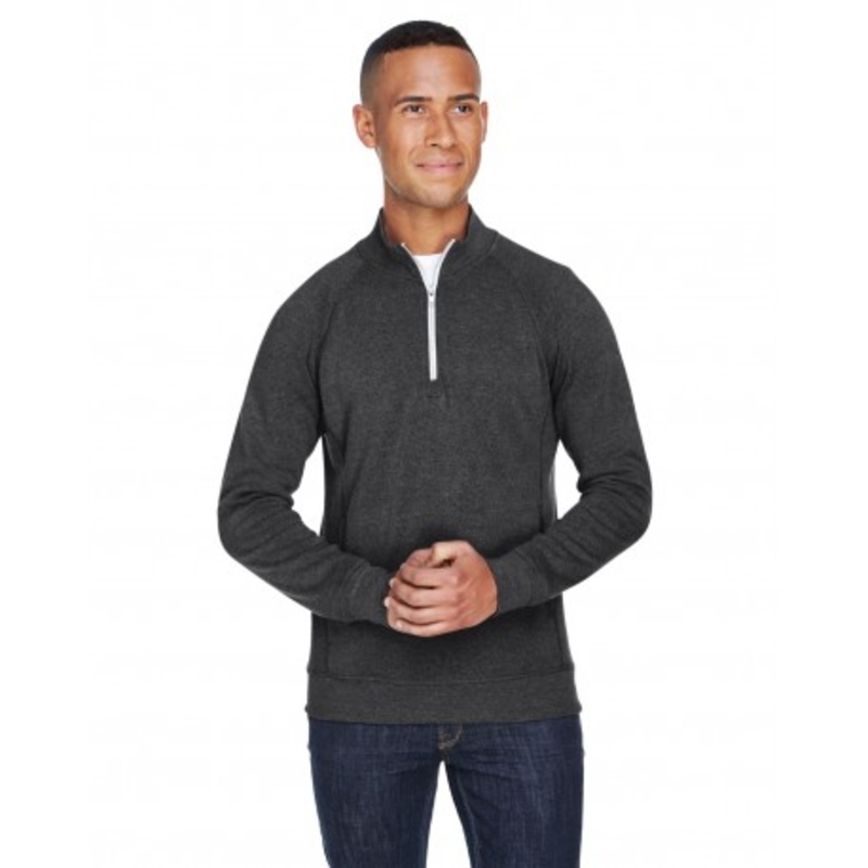 J America JA8869 Adult Triblend Fleece Quarter-Zip | J. America JA8869