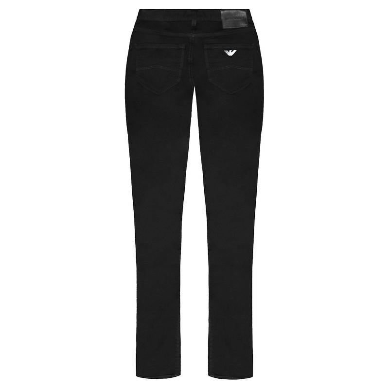 Emporio Armani Mens Skinny Fit Black Jeans 6Z2J28 2DXIZ 0005