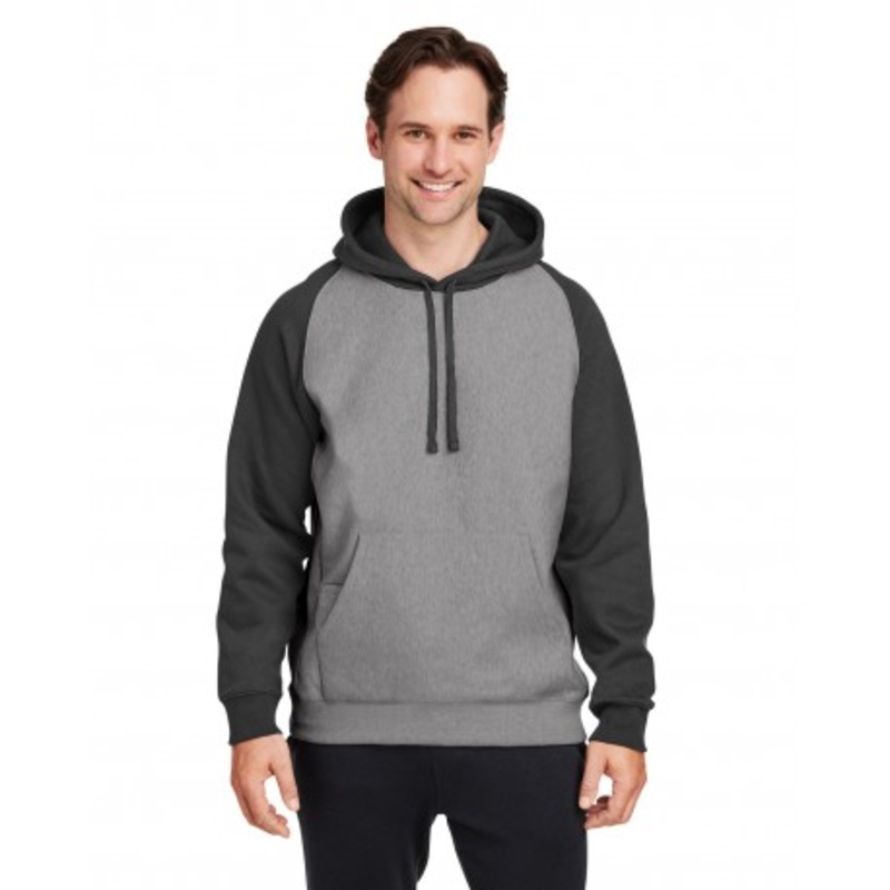 Team 365 TT96CB Unisex Zone HydroSport Heavyweight Colorblock Hooded Sweatshirt | Team 365 TT96CB