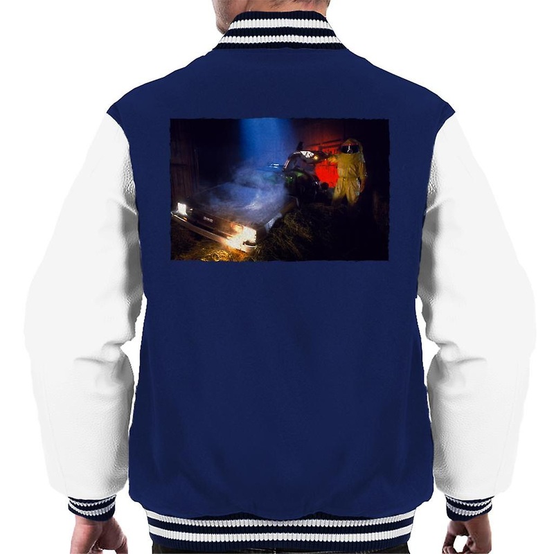 Back to the Future Marty Wearing Space Suit Men's Varsity Jacket