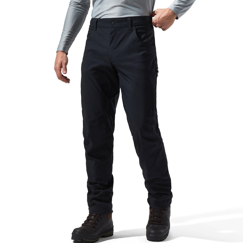 Berghaus Mens Ortler 2.0 Water Resistant Walking Hiking Pants Trousers - Black