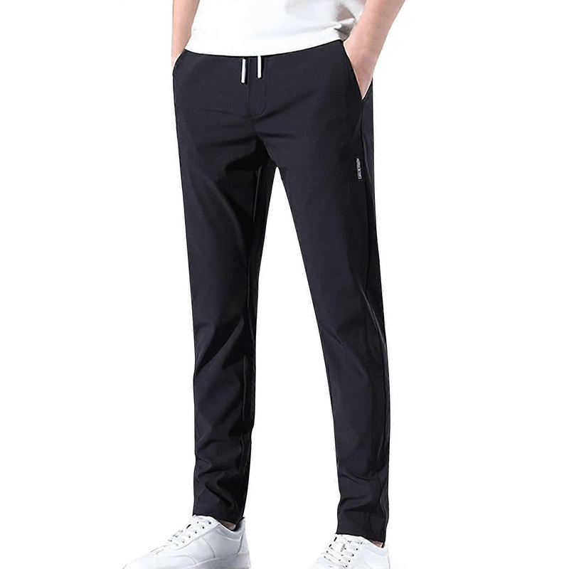 Herren Cargo Hosen 3/4 Outdoor Freizeithose Baumwolle Gre 25 Chino Lang Jogginghose Trekkinghose A4 Schwarz 4XL