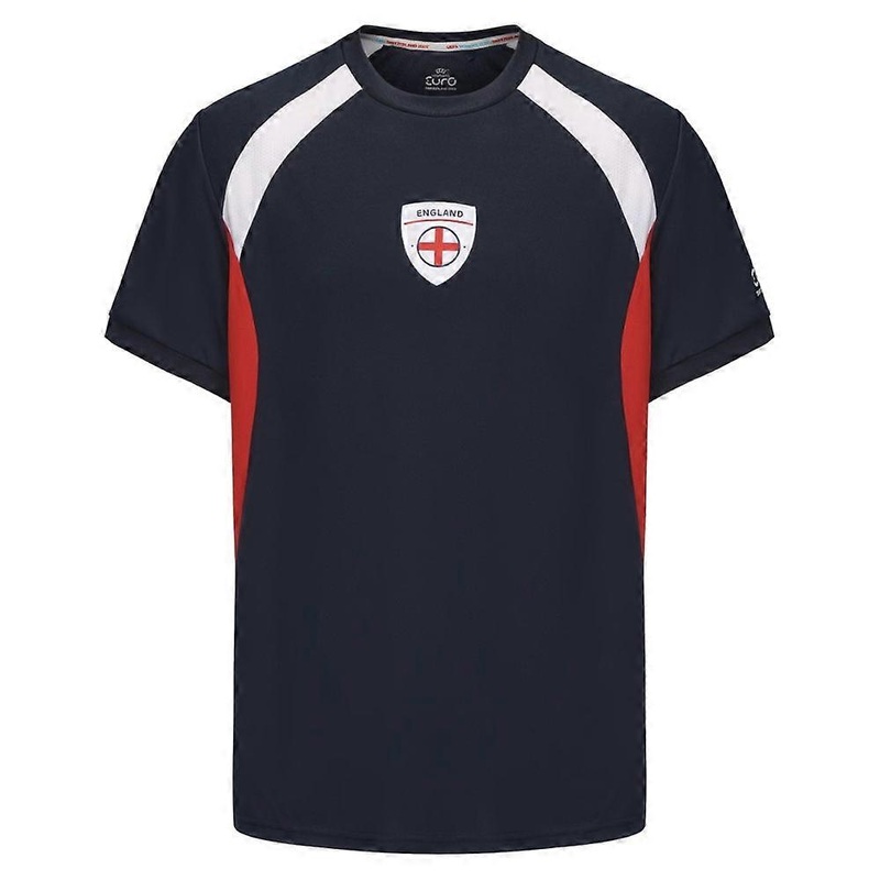 2025 England WEC Poly T-shirt (Navy) - Mens