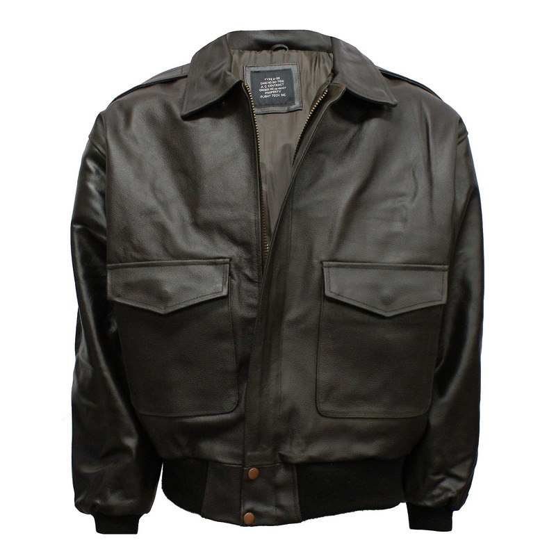 A2 Leather Air-Force Flight Bomber Jacket