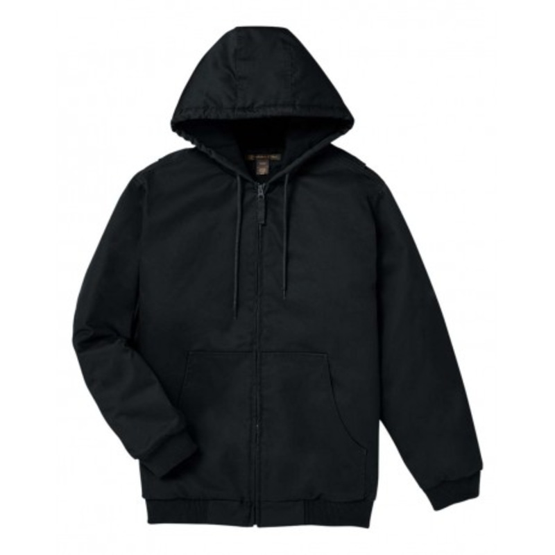 Harriton M722T Tall ClimaBloc Heavyweight Hooded Full-Zip Jacket | Harriton M722T