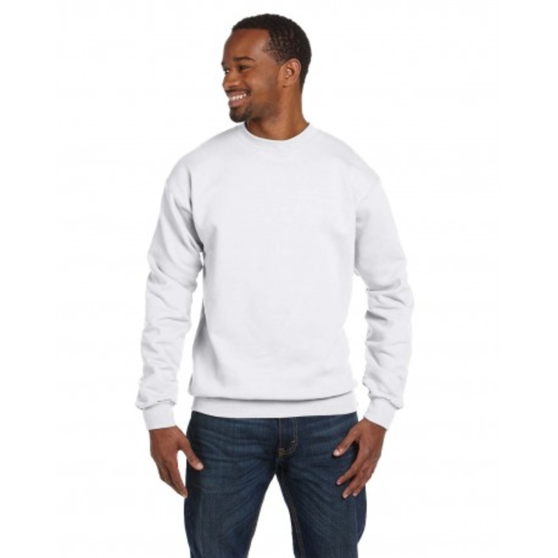 Hanes P1607 Unisex Ecosmart 50/50 Crewneck Sweatshirt | Hanes P1607