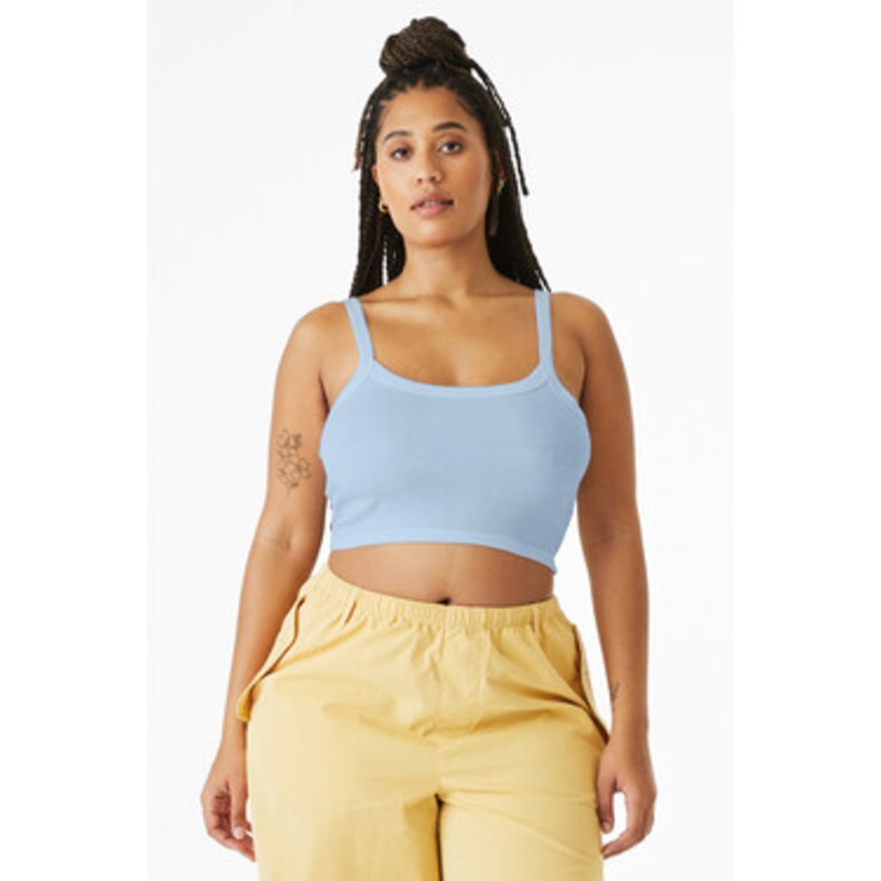 Bella + Canvas 1012 Women's Micro Rib Spaghetti Strap Tank Top