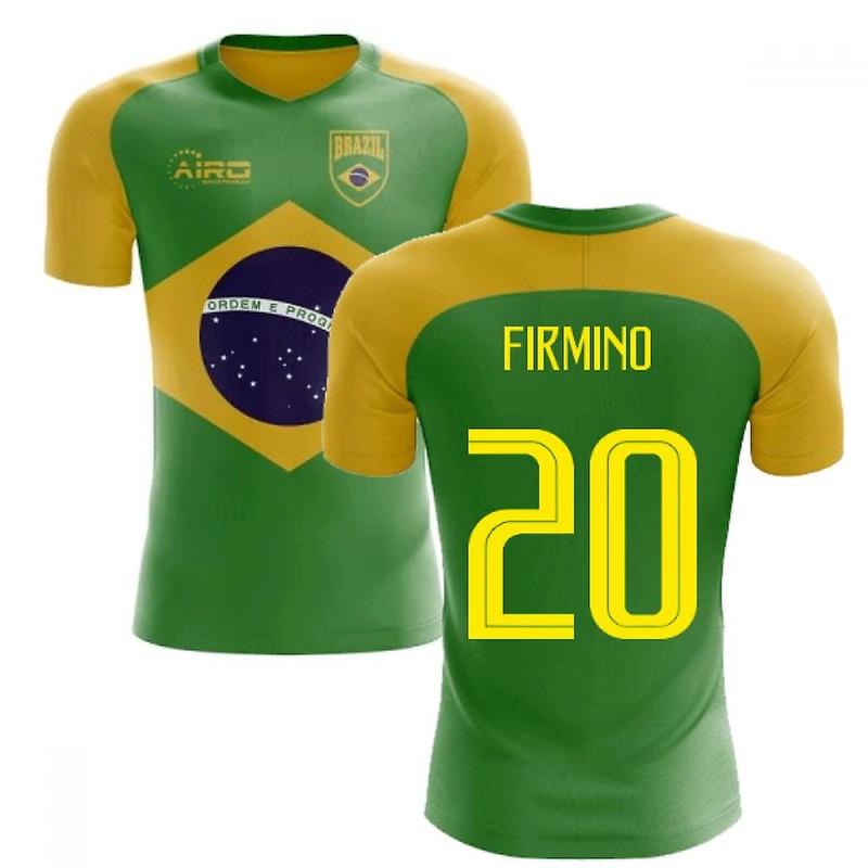 2025-2026 Brazil Flag Concept Football Shirt (Firmino 20)