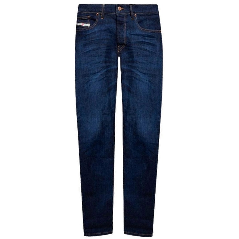 Diesel D-Luster Plain Dark Blue Jeans