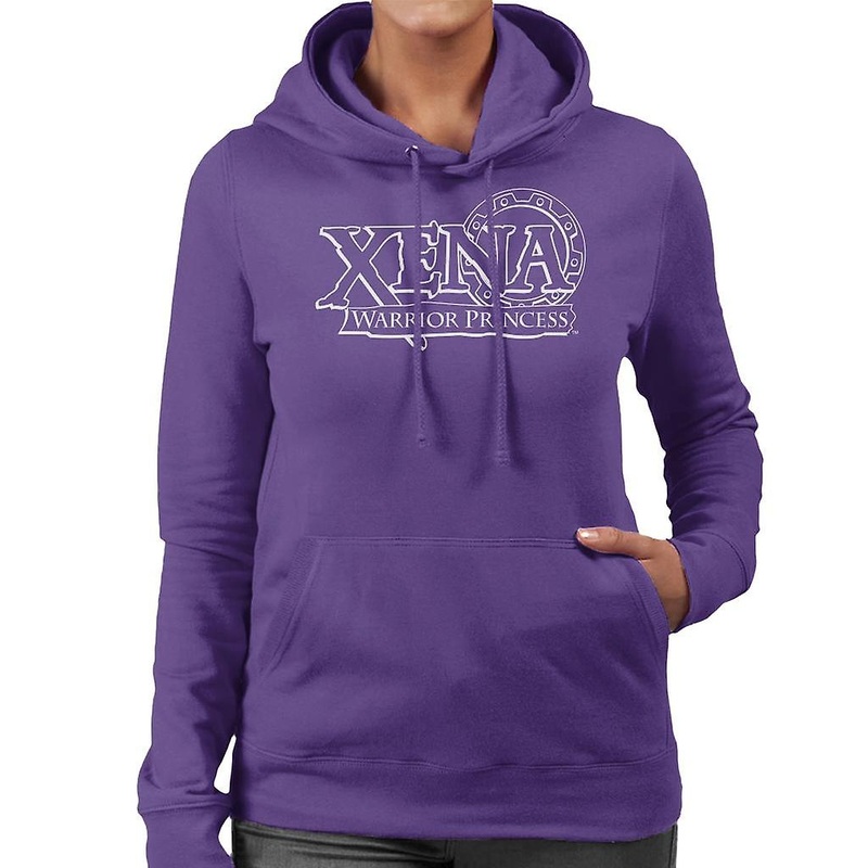 Xena Warrior Princess Vintage Logo Women's Hooded Sweatshirt