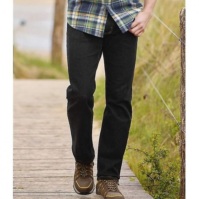 Atlas For Men Mens Stretch Straight Leg Jeans