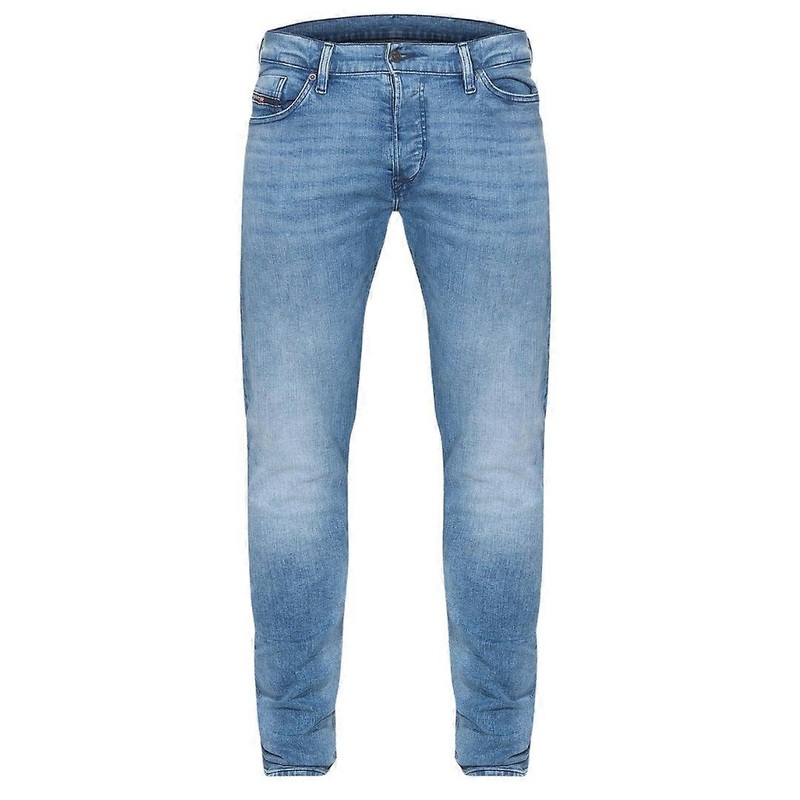 Diesel Tepphar-X Skinny Fit Plain Blue Jeans