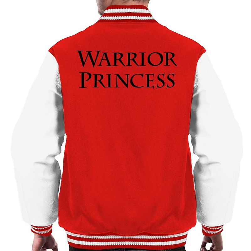 Xena Warrior Princess Text Men's Varsity Jacket