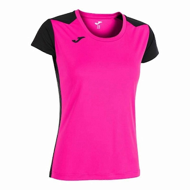 Womens Short Sleeve T-Shirt Joma Sport Record II Pink