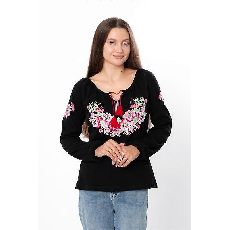 Womens Traditional Embroidered Shirt  Long Sleeves & Rich Patterns, Any season,  HC 8607-015-22