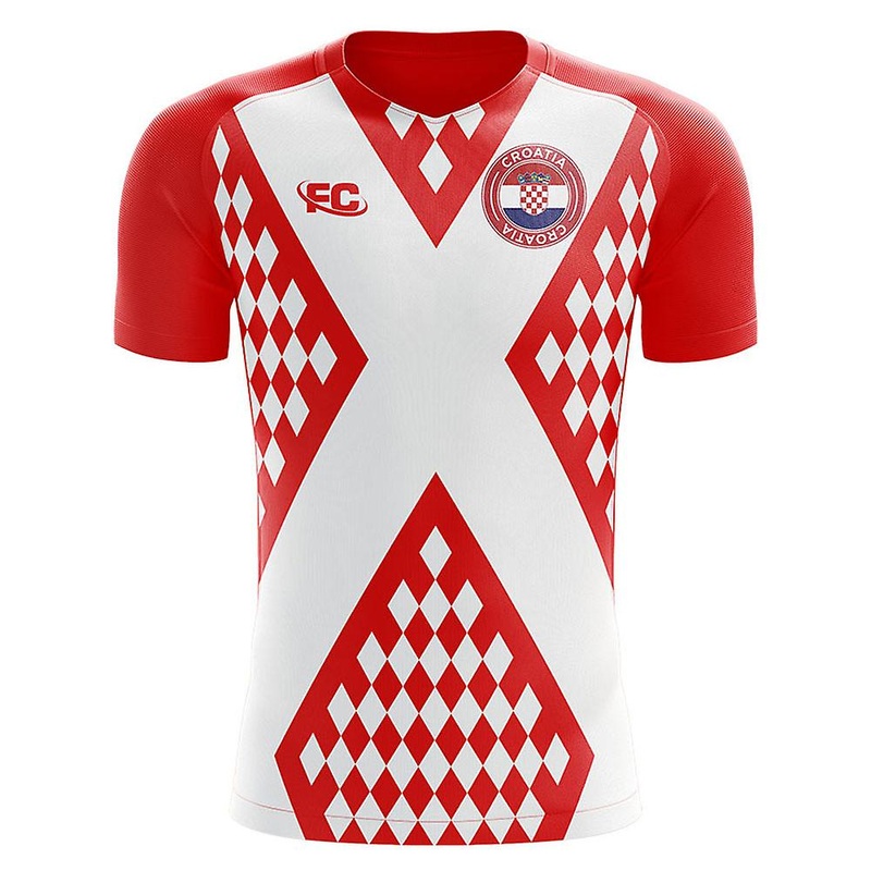2018-2019 Croatia Fans Culture Home Concept Shirt - Kids
