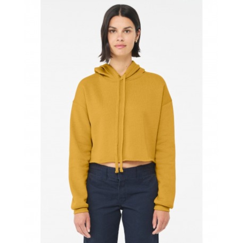 Bella + Canvas B7502 Ladies' Cropped Fleece Hoodie | Bella + Canvas B7502