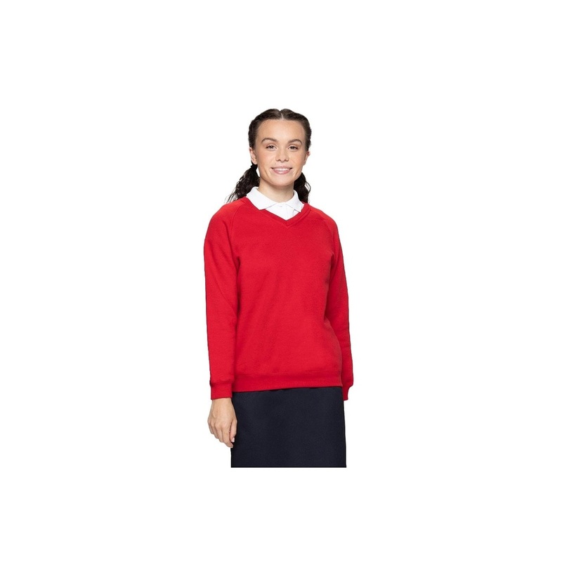 Blue Max Banner Classic V-Neck Sweatshirt 3SY | Activewear Group