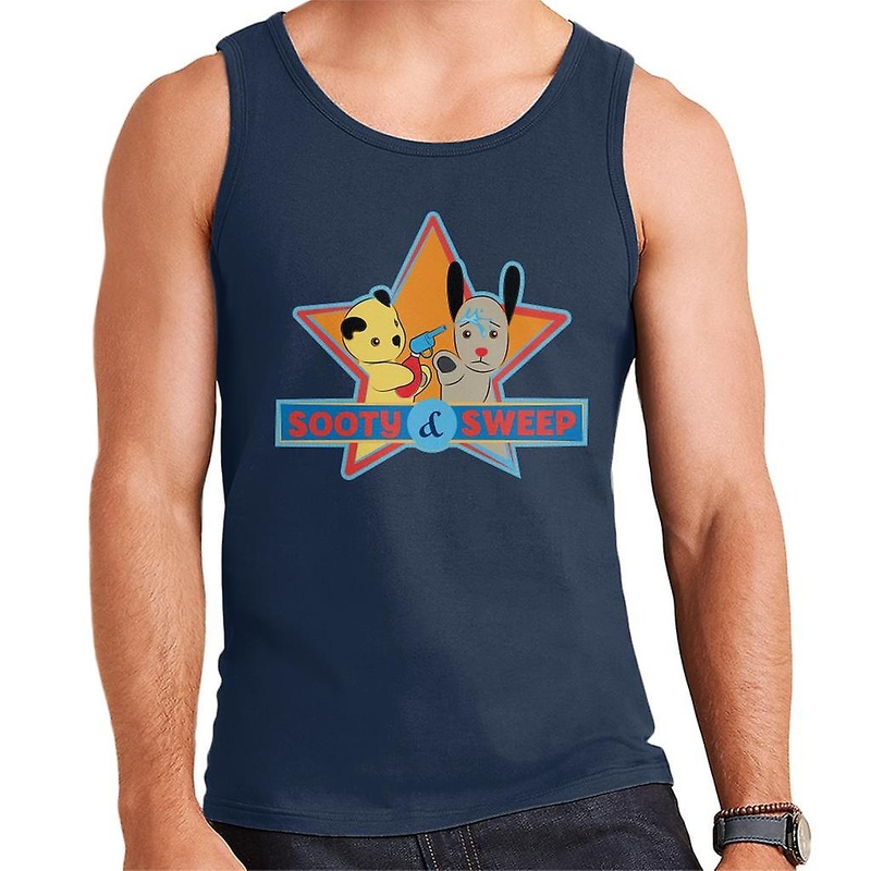 Sooty & Sweep Cartoon Water Sprayer Men's Vest