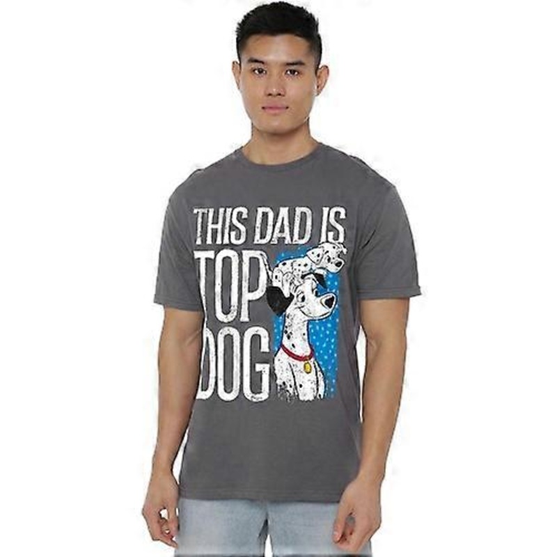 101 Dalmatians Unisex Adult This Dad Is Top Dog T-Shirt