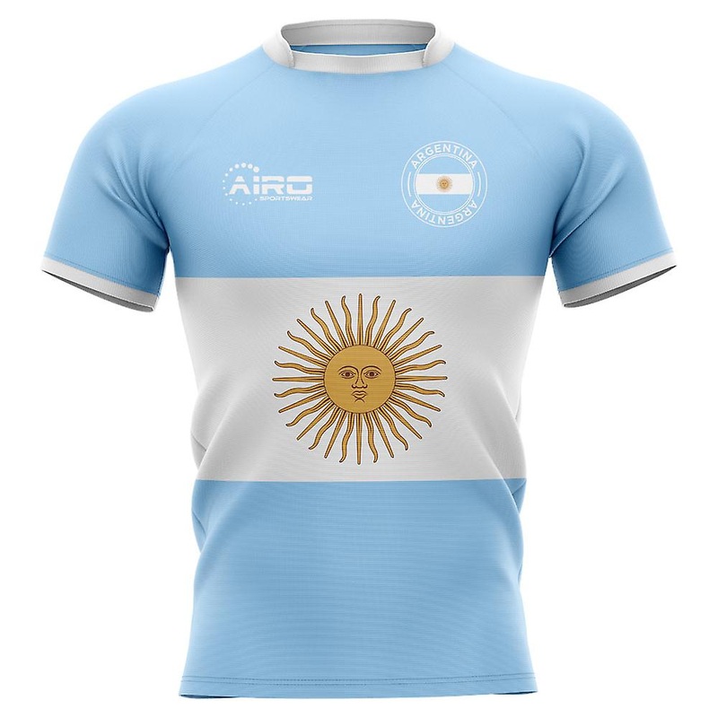 2025-2026 Argentina Flag Concept Rugby Shirt - Kids