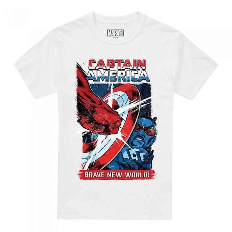 Captain America: Brave New World Mens Red Hulk Punch T-Shirt