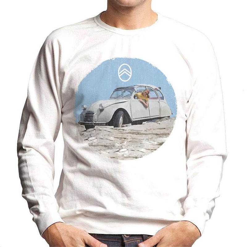 Citroen 2CV Vintage Photo Men's Sweatshirt