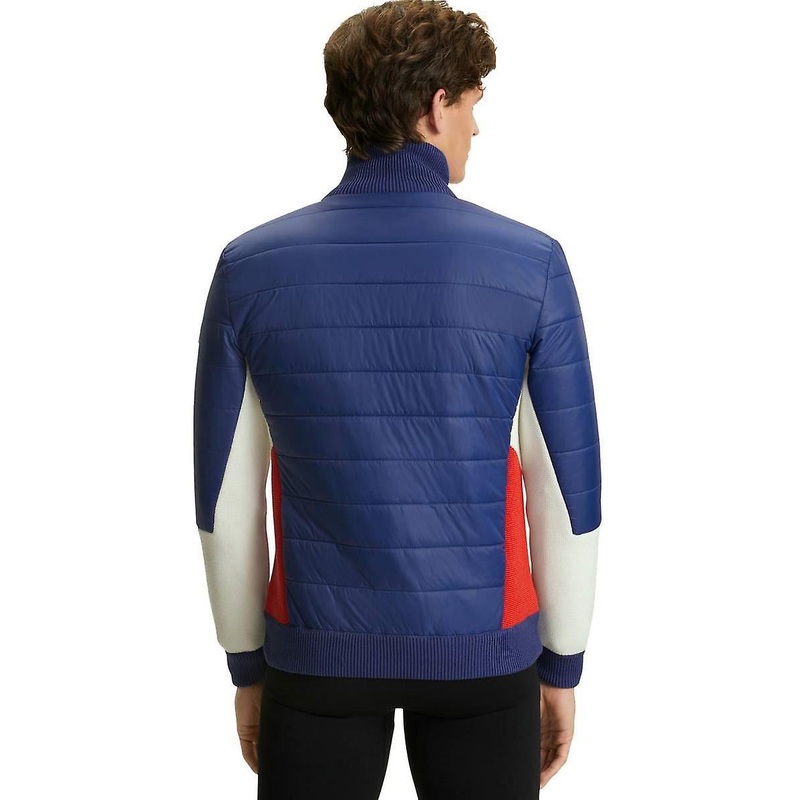 Falke Capsule Hybrid Zip Jacket - Deep Sea Blue/Red/White