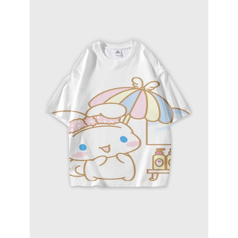 T-shirt short sleeve round neck summer casual loose E2469