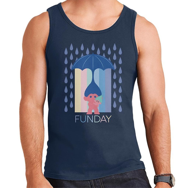 Trolls Fun Day Raining Umbrella Hair Men's Vest