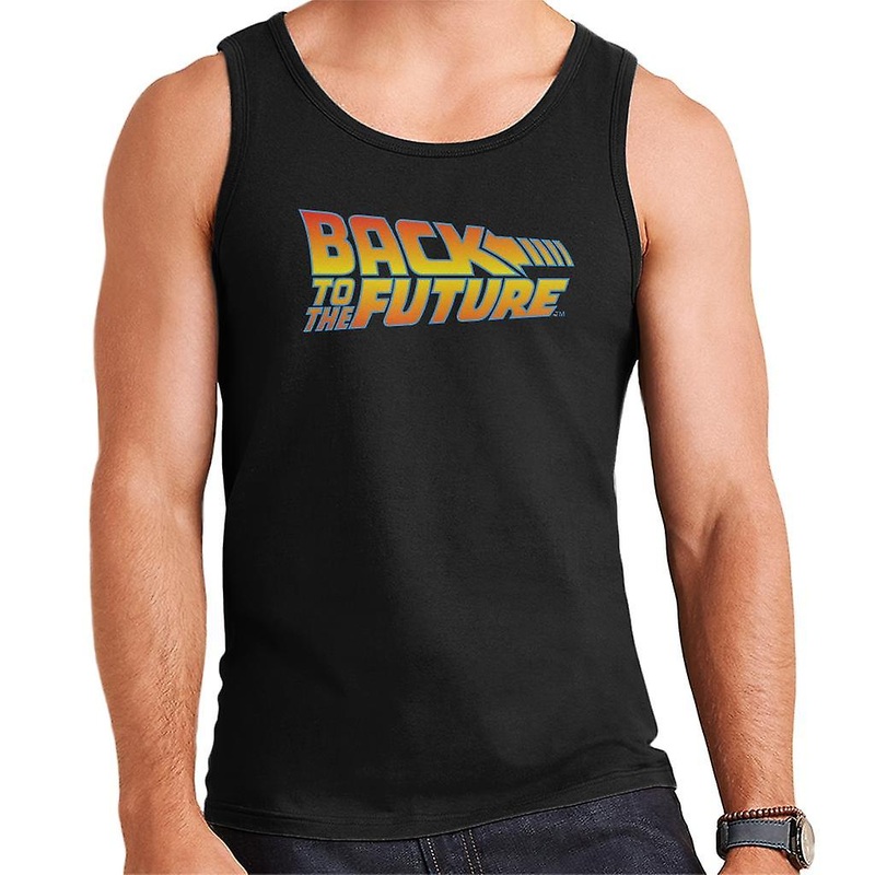 Back to the Future Classic Movie Logo Men's Vest