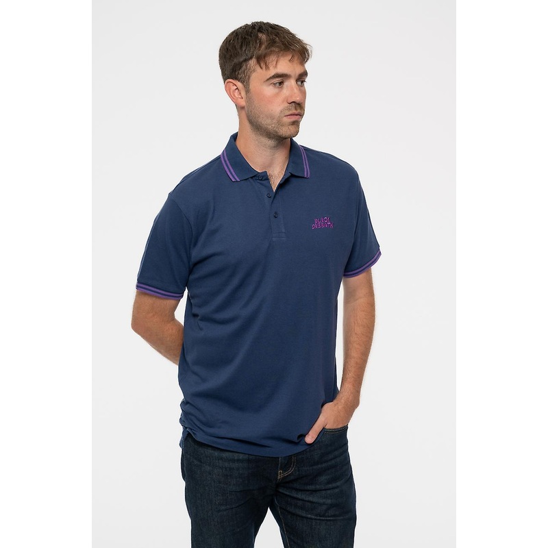 Black Sabbath Wavy Band Logo Polo Shirt