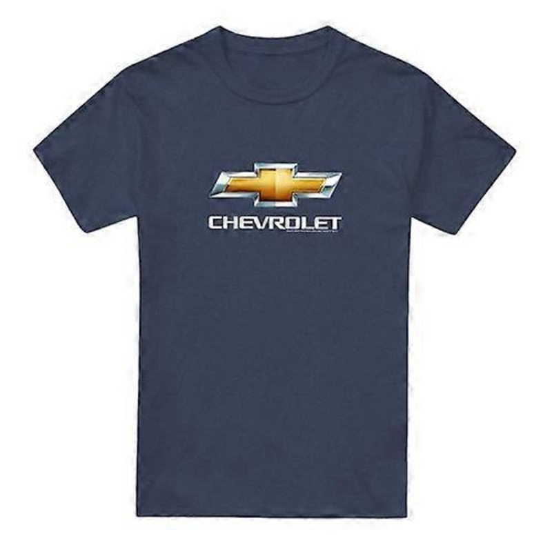Chevrolet Unisex Adult Bowtie Stacked T-Shirt