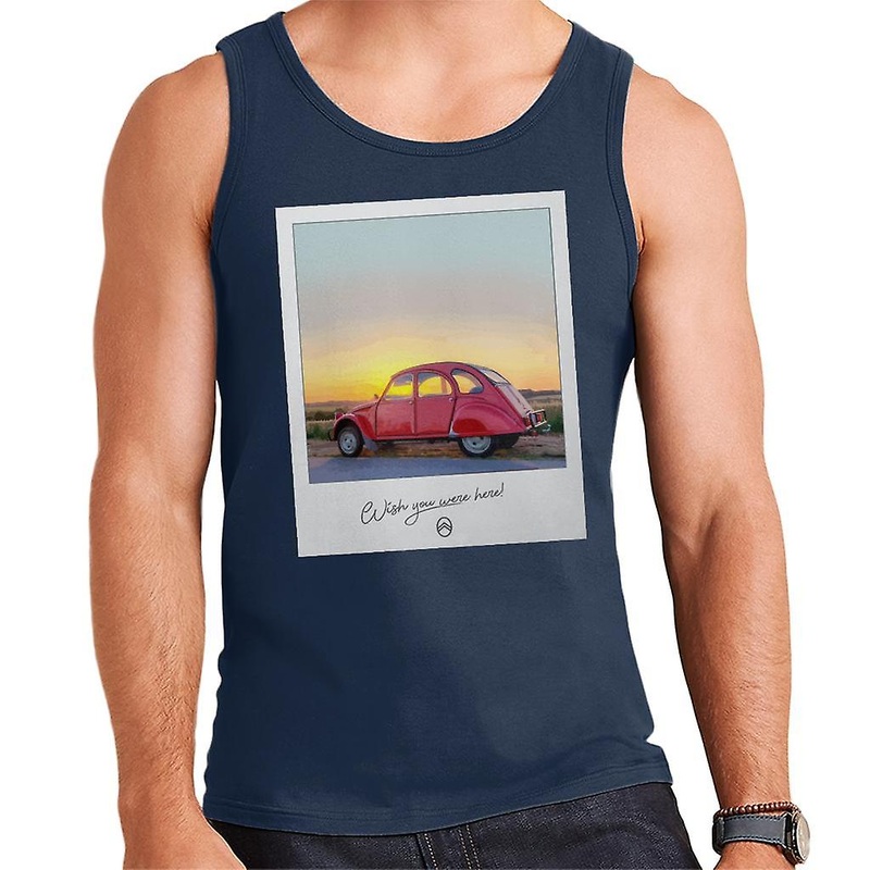 Citroen 2CV Wish You Were Here Photo Men's Vest