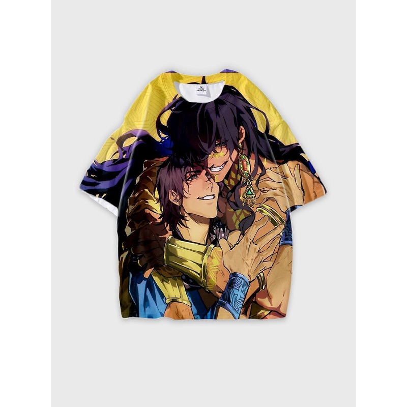 T-Shirt Round Neck, Loose Short Sleeve Sultans Game Graphic Tee, Unisex Summer Casual Top V540