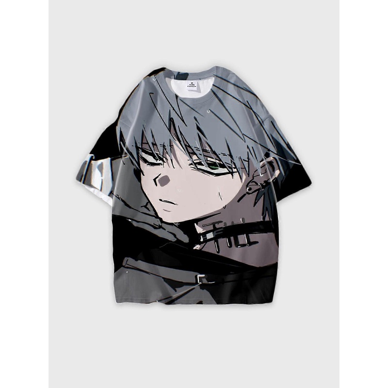 T-Shirt Short Sleeve Round Neck, Summer Casual Loose Graphic Tee, Unisex The ALIEN STAGE V944