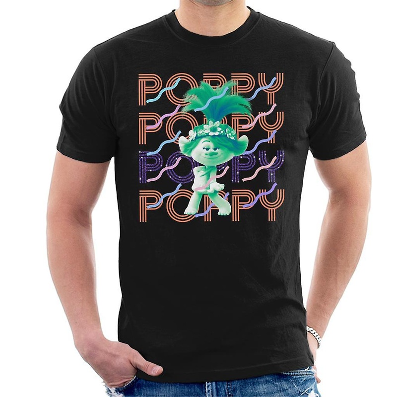 Trolls Poppy Queen Of The Pop Men's T-Shirt